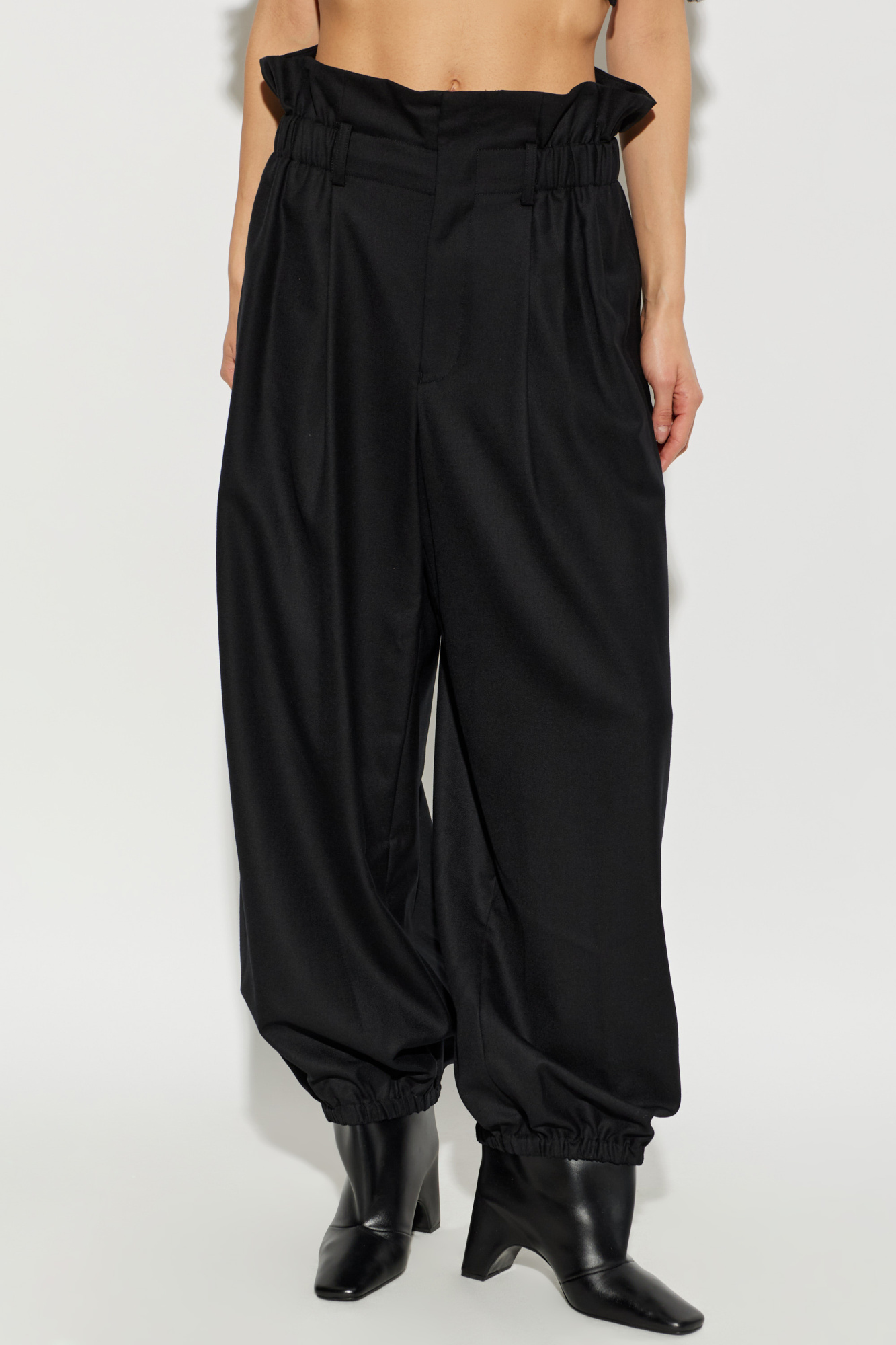 Comme des Garçons Noir Kei Ninomiya Pants with cuffs at the legs
